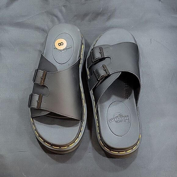 BRAND NEW Dr. MARTENS UNISEX DAX SLIDE HYDRO B SANDAL - Picture 6 of 16